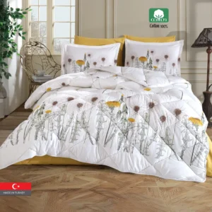 DIBA 100% Cotton King Size Comforter Set 6 PCS