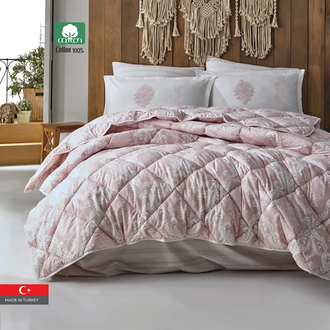 FIORITA 100% Cotton King Size Comforter Set 6 PCS