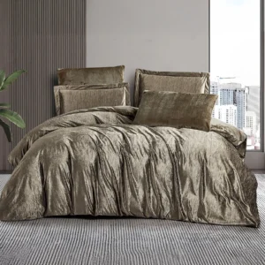 King Size Winter Comforter Set 6 PCS,brown