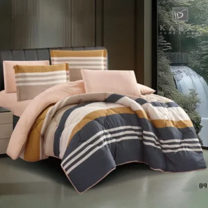 LIAN Twin Size Summer Comforter Set 4 PCS-09