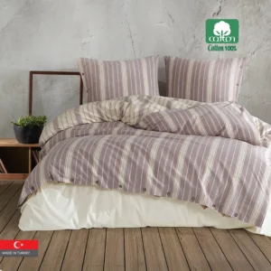 PARDUS 100% Cotton Duvet Cover Queen Size 4 PCS Set